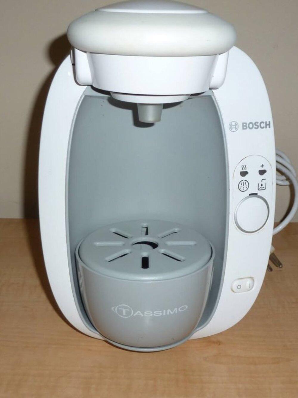 Bosch Tassimo Single Cup White Coffee Maker